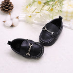 Casual Slip-on Low Top Loafer Black Booties for Baby Boys BTS9103A