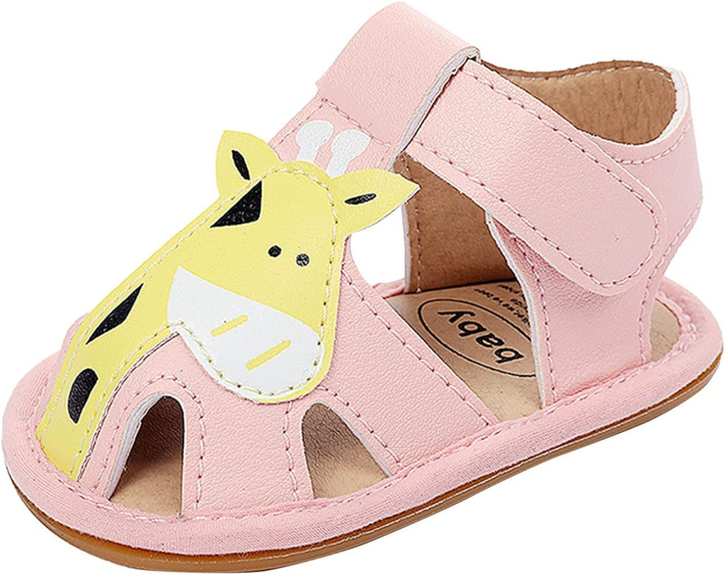 Baby Girls Pink Summer Giraffe Sandals SDL7537B