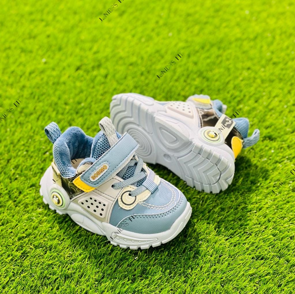 Sky Blue & Gray Jogger Shoes SH7047A