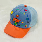 Blue & Peach Color Baseball Cap CP5048