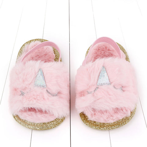 Pink Fur Slipper SLP8012B