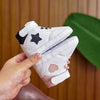 White & Pink Baby Girl Booties BTS9124B