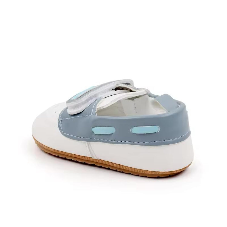 Gray & White High Quality Infant Walking Shoes SH7116A