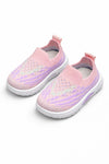 Pink Color Baby Soft Bottom Walking Sneakers Toddler Rubber Sole First Walkers Infant Shoes SH7178A