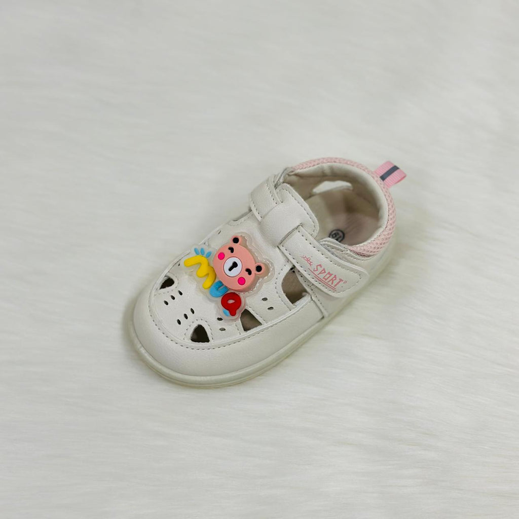 MUA White & T Pink Baby Sandals SDL7526A