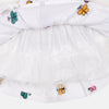 JF White Frock with Hairband FD6017