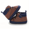 Brown Baby Boy Booties BTS9125A