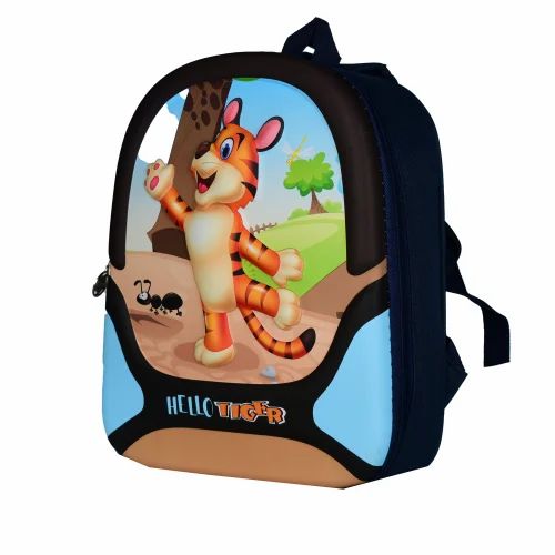 Hello Tiger Black Color Multipurpose Backpack Bag BG5542A