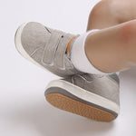 Gray High Ankle Baby Shoes SH7134