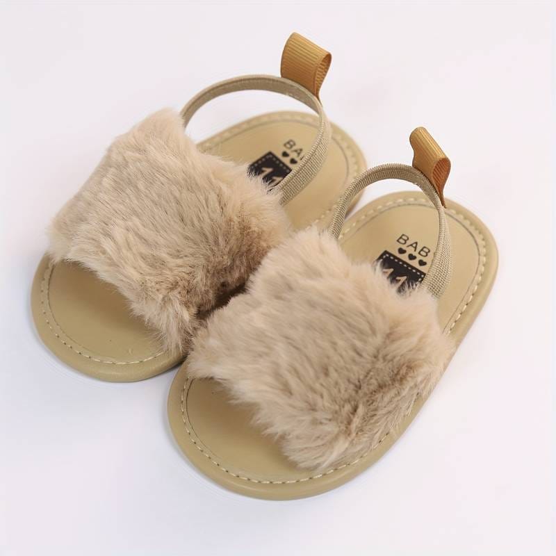 Brown Fur Slipper SLP8003C