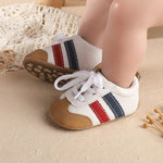 Brown & White Shoes SH7078A