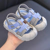 Children's Blue Sandals Summer Indoor Outdoor Anti-slip Soft Bottom Sandals SDL7579B