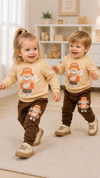 Bear Design Baby Hoodie & Trouser Set - Soft Fleece Stuff, Machine Washable - Perfect for Winter, Perfect for Outdoor TS6419K