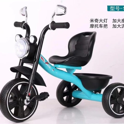 Sky Blue Unique Style kids Tricycle Bike Tricycles for kids with back Basket BCP1036C