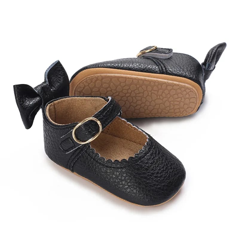 Black Baby Princess Shoes SH7088B