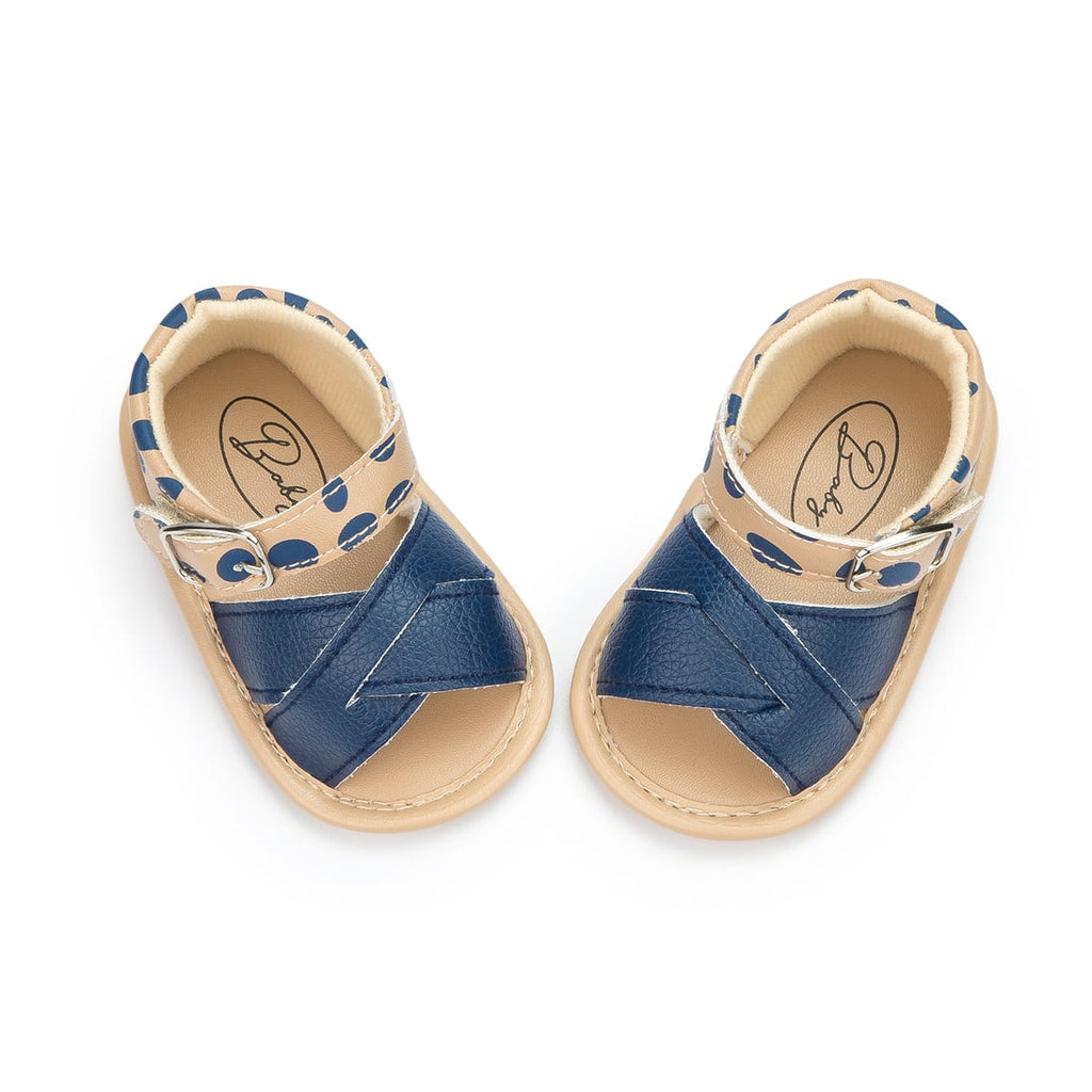 Navy Blue Baby Girls Summer Sandals SDL7536B