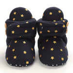 Navy Blue Star Baby Winter Cute Warm Winter Shoes SH7127A