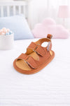 JF Brown Summer Rubber-Sole Sandals for Boys And Girls SDL7566B