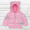 Hello Kitty Pink Hooded Puffer Jacket HJ