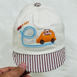 Cream Color Baby Car Cap CP5040D