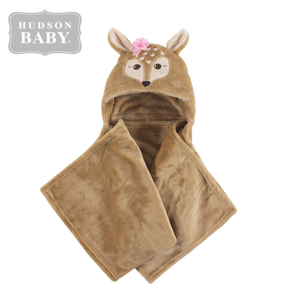 HB Hooded Animal Face Plush Blanket TB6516