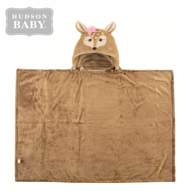 HB Hooded Animal Face Plush Blanket TB6516