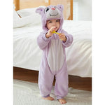 Purple Winter Baby Rompers Animal Jumpsuit  Body Suit BS6029