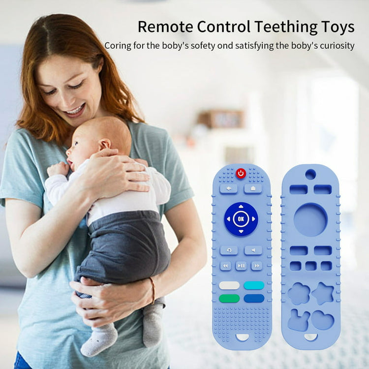 Sky Blue TV Remote Shape Toddlers Theether BCP1033C