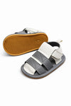 JF Grey & White Summer Rubber-Soled Sandals for Boys SDL7560B