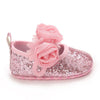 Pink Cute Flower Princess Baby Girl Booties BTS9118A