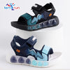 Children's Blue Lightweight Breathable Sandals - Non-Slip PVC Sole with Hook & Loop Closure, Low-Top Open-Toe Casual Suitable for Spring Summer Sandals SDL7570A