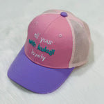 Girl's T. Pink & Purple Baseball Cap CP5050A