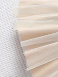 Baby Girls Fashion Casual Mesh Lapel Neck Sleeveless Mesh Dress FD6107H