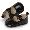 Black Baby Princess Soft Sole Booties BTS9114B