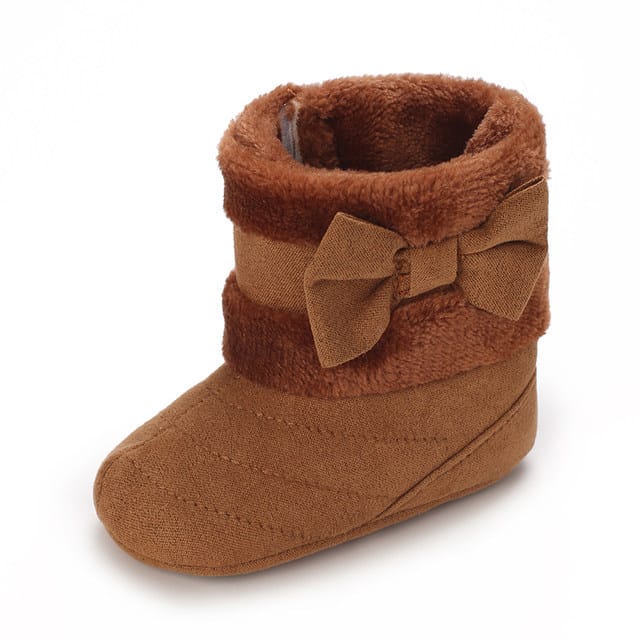 Brown Cute Comfortable Baby Warm Shoes SH7148B