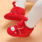 Red Color Toddlers Winter Fashionable Boys And Girls Shoes SH7147B