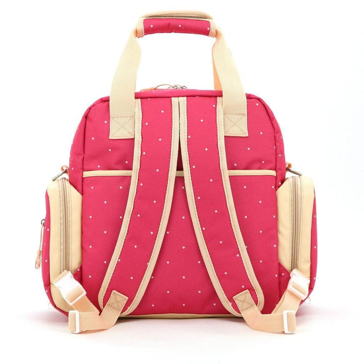 5 pcs Pink Multifunctional Large Capacity Backpack Pattern Printing Mummy Bag BG5524B