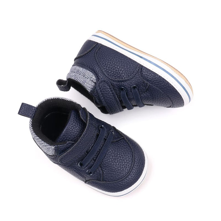 High Ankle Navy Shoes SH7066E