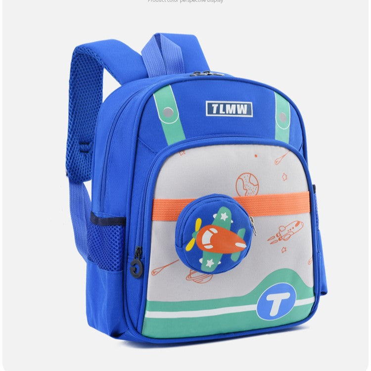 Royal Blue Waterproof Backpack, School Bags for Boys and Girls Aged 3-6, 1-2 Grade Student Bags BG5543A