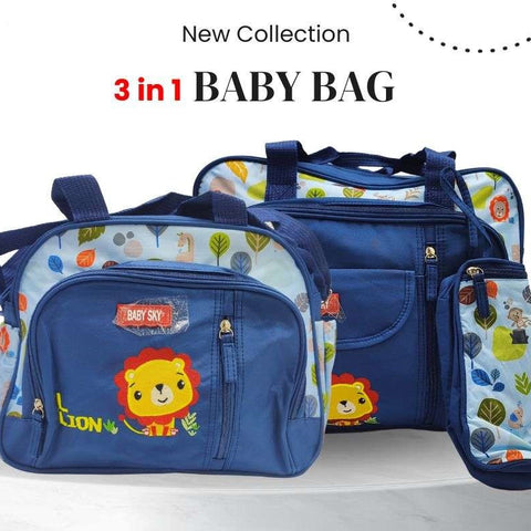 Baby Sky Blue 3-piece Bag with Mat BG5507A