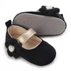 Black Flower Booties BTS9117C