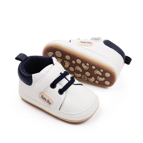 White Baby Boy Shoes SH7065A