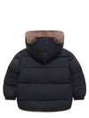 Unisex Lightweight Winter Hooded Jacket with Soft Plush Lining, Thick Warmth, Cute Bear Ears Hat - Gray with Brown Accents, Zipper Design, Casual Winter Wear, Durable Zip-Up Jacket HJ6209D