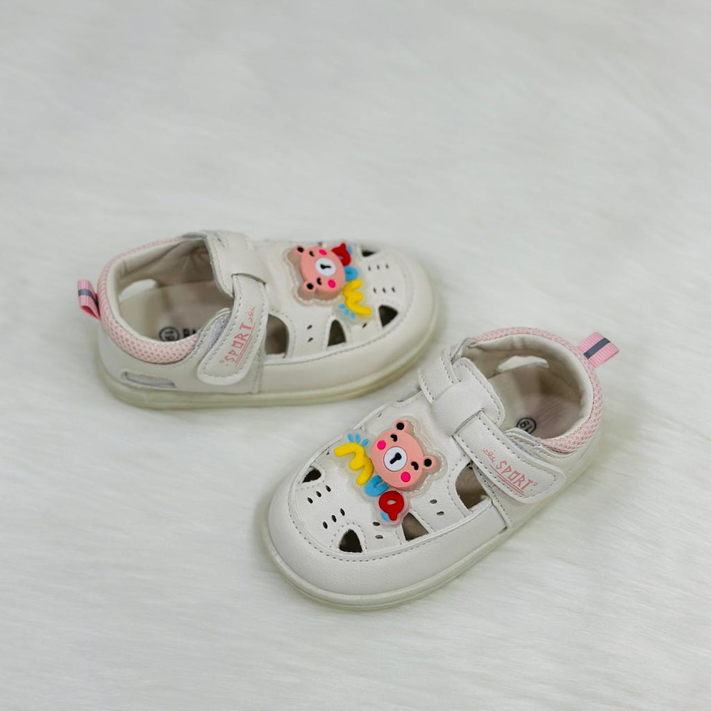 MUA White & T Pink Baby Sandals SDL7526A