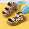 Summer Brown Toe Sandals Soft Sole Anti-Slip Kids Baby Soft Sole Sandals SDL7569A