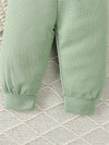 2pcs Baby Toddler Girls Heart-shaped Print Long Sleeve Sweatshirt Top + Long Pants Casual Sports Suit Outdoor Wear TS6404D