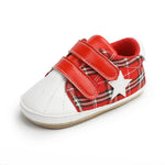 Red & White Star Non-Slip Baby Shoes SH7140A