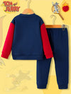 Tom and Jerry Design Baby Hoodie & Trouser Set - Soft Fleece Stuff, Machine Washable - Perfect for Winter, Perfect for Outdoor TS6419J