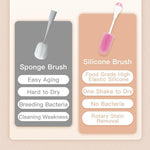 Blue High Quality 3-Piece Bottle & Nipple Cleaning Brushes Set BCP1049A