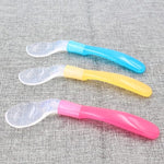 Pink Baby Silicone Feeding Cutlery Feeding Utensils Feeding Spoon Tableware FS110B